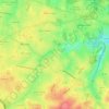 Mapa topográfico Brookhaven, altitude, relevo