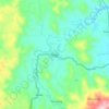 Mapa topográfico Diadi, altitude, relevo