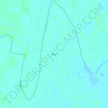 Mapa topográfico Quia, altitude, relevo