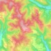 Mapa topográfico Maisonneuve, altitude, relevo