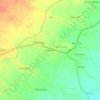 Mapa topográfico Kepatihan, altitude, relevo