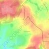 Mapa topográfico La Pré Petit Jean, altitude, relevo