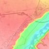 Mapa topográfico Bricco de Faule, altitude, relevo
