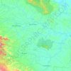 Mapa topográfico Tabir Timur, altitude, relevo