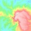 Mapa topográfico Vento Mare, altitude, relevo