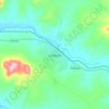 Mapa topográfico Longonjo, altitude, relevo