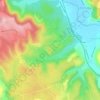 Mapa topográfico Alayrac, altitude, relevo