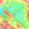 Mapa topográfico La Virgen de la Vega, altitude, relevo