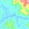 Mapa topográfico Bubi, altitude, relevo