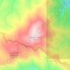 Mapa topográfico Bald Mountain, altitude, relevo