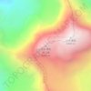 Mapa topográfico 达多漫因西卫峰, altitude, relevo