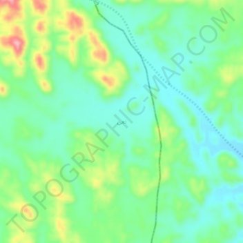 Mapa topográfico نعى, altitude, relevo
