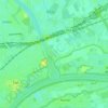 Mapa topográfico Den Akker, altitude, relevo