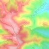 Mapa topográfico Lenrique, altitude, relevo