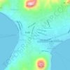 Mapa topográfico Potulando, altitude, relevo