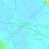 Mapa topográfico Koto Baru Tanah Kampung, altitude, relevo