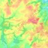 Mapa topográfico Cosquer Jehan, altitude, relevo