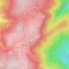 Mapa topográfico Plateau de la Verrerie, altitude, relevo