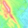 Mapa topográfico Gavião do Ródão, altitude, relevo