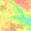 Mapa topográfico Bølling, altitude, relevo