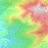 Mapa topográfico Muna, altitude, relevo