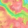 Mapa topográfico Le Bois d'Huile, altitude, relevo