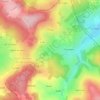 Mapa topográfico Le Rochat, altitude, relevo