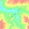 Mapa topográfico Buriti, altitude, relevo