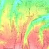 Mapa topográfico Meopham Green, altitude, relevo