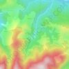 Mapa topográfico Armentière, altitude, relevo