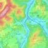 Mapa topográfico Altfinnentrop, altitude, relevo