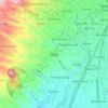 Mapa topográfico Wagir, altitude, relevo