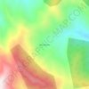 Mapa topográfico Alto Saureni, altitude, relevo