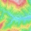 Mapa topográfico Villassio, altitude, relevo
