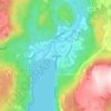 Mapa topográfico Tonstad, altitude, relevo