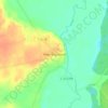 Mapa topográfico Novi Borovychi, altitude, relevo