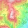 Mapa topográfico Serelles, altitude, relevo