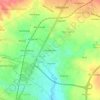 Mapa topográfico Mondoroko, altitude, relevo