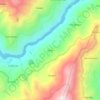 Mapa topográfico Sacre, altitude, relevo