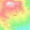 Mapa topográfico Ayahuacas / Ayahuaca, altitude, relevo