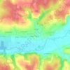 Mapa topográfico Grand Sable, altitude, relevo