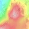 Mapa topográfico Heughscar Hill, altitude, relevo