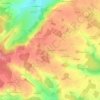 Mapa topográfico Les Usages, altitude, relevo