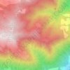 Mapa topográfico La Costa, altitude, relevo