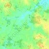 Mapa topográfico Verrières, altitude, relevo