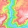 Mapa topográfico Bexán, altitude, relevo