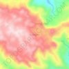 Mapa topográfico Sodonghilir, altitude, relevo