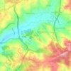 Mapa topográfico Azabucho, altitude, relevo