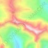 Mapa topográfico View of Red Valleyw, altitude, relevo