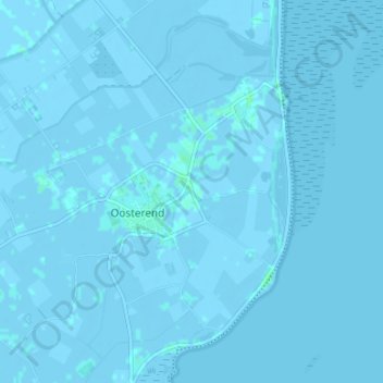 Mapa topográfico Zevenhuizen, altitude, relevo